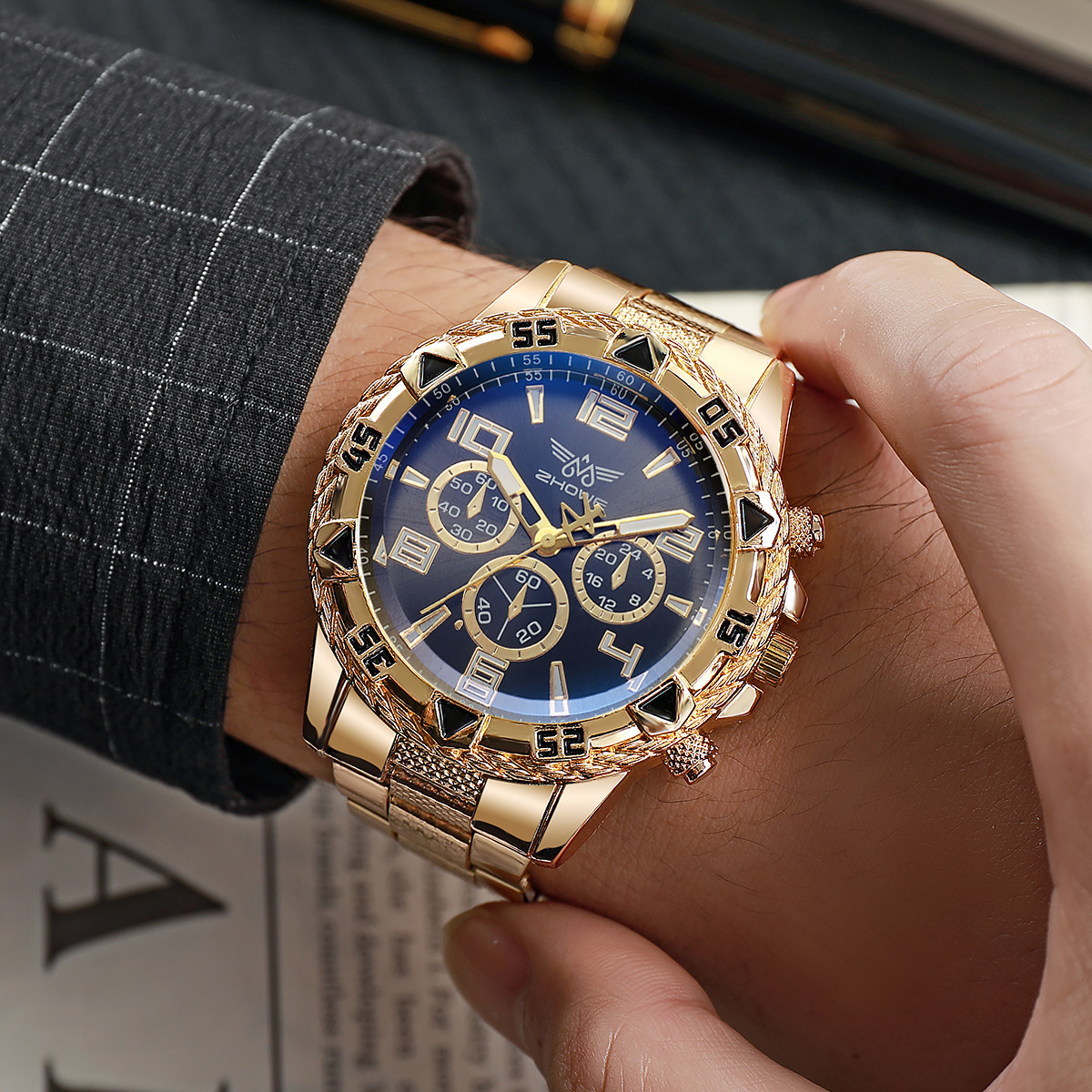 Men's Luxury Full Steel Quartz - Luxury X I Watch のレビューと価格