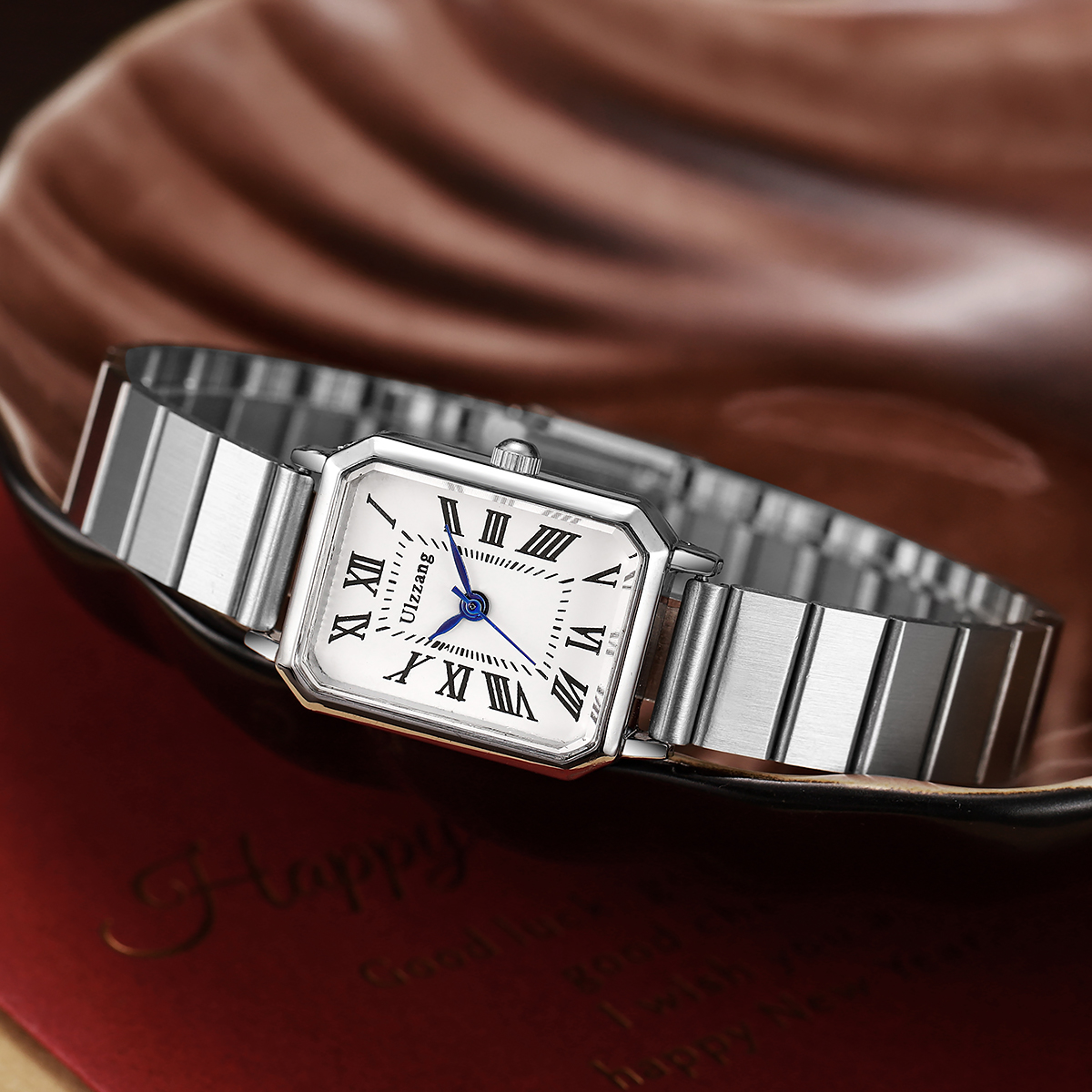Elegant Square Dial Women's Wa - Quiet Luxury Watch のレビューと価格