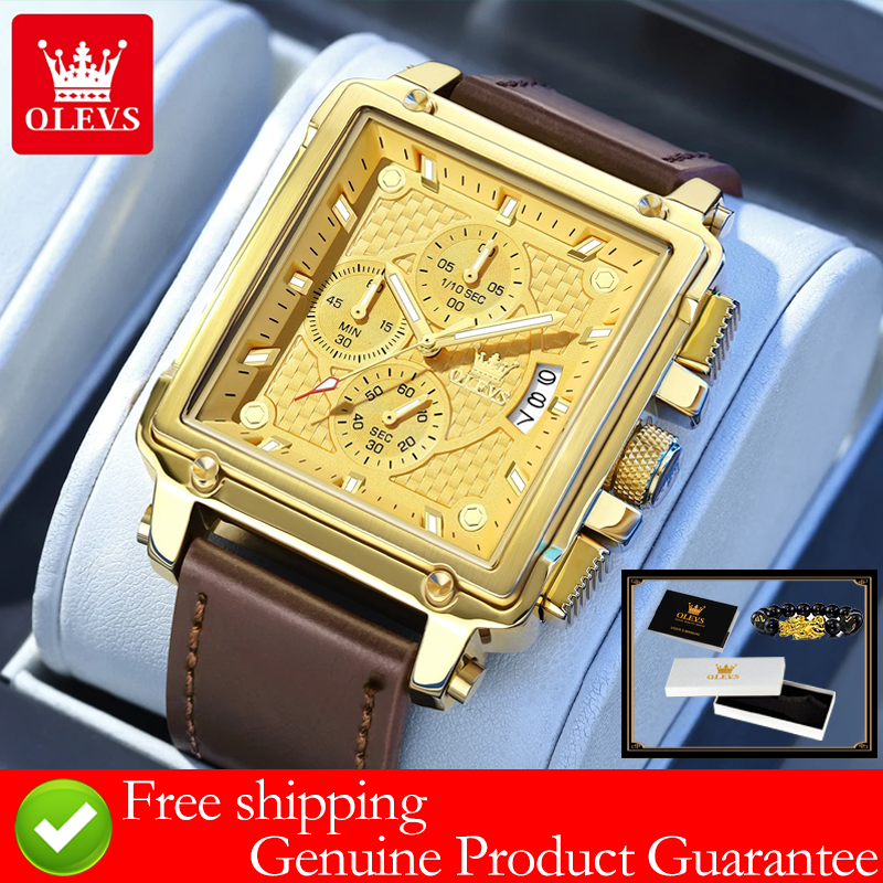 OLEVS brand mens watches water - Luxury Watch Brands のレビューと価格