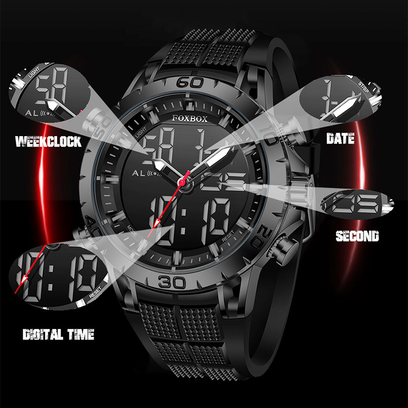 FOXBOX Mens Watches Sports Top - Luxury Watch Manufacturers のレビューと価格
