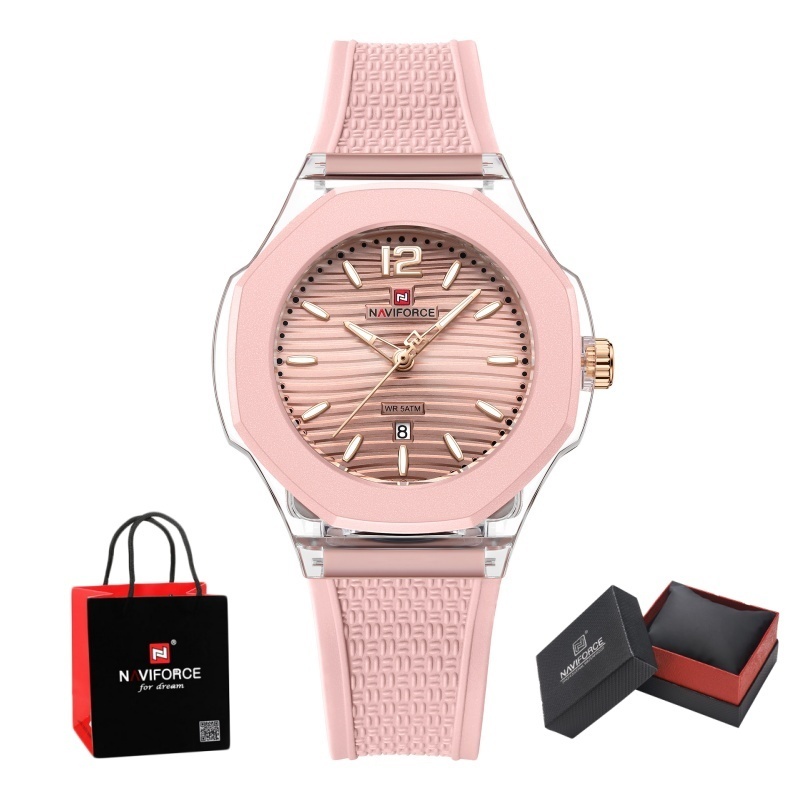 NAVIFORCE Woman's Watch Quartz - Luxury Watch Storage のレビューと価格