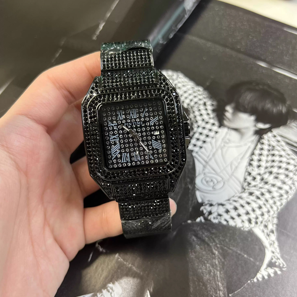 Gold or black Watch Ice Out Sq - Luxury Watch Manufacturers のレビューと価格