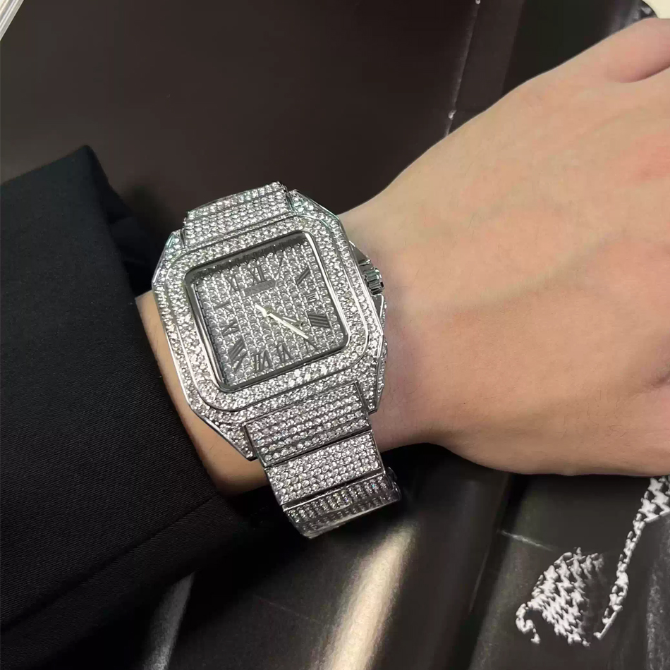 Gold or black Watch Ice Out Sq - Luxury Watch Manufacturers のレビューと価格