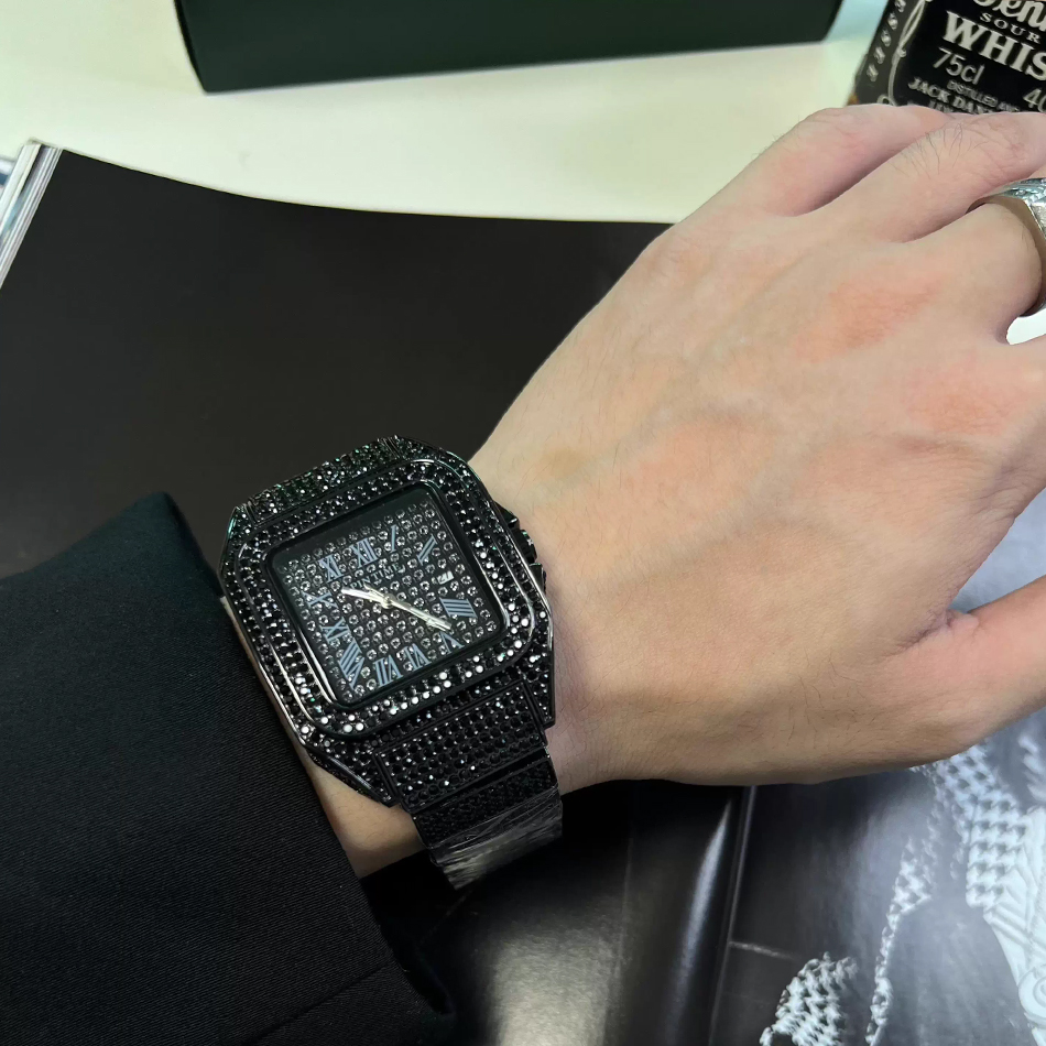 Gold or black Watch Ice Out Sq - Luxury Watch Manufacturers のレビューと価格